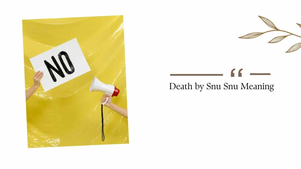 Death by Snu Snu Meaning