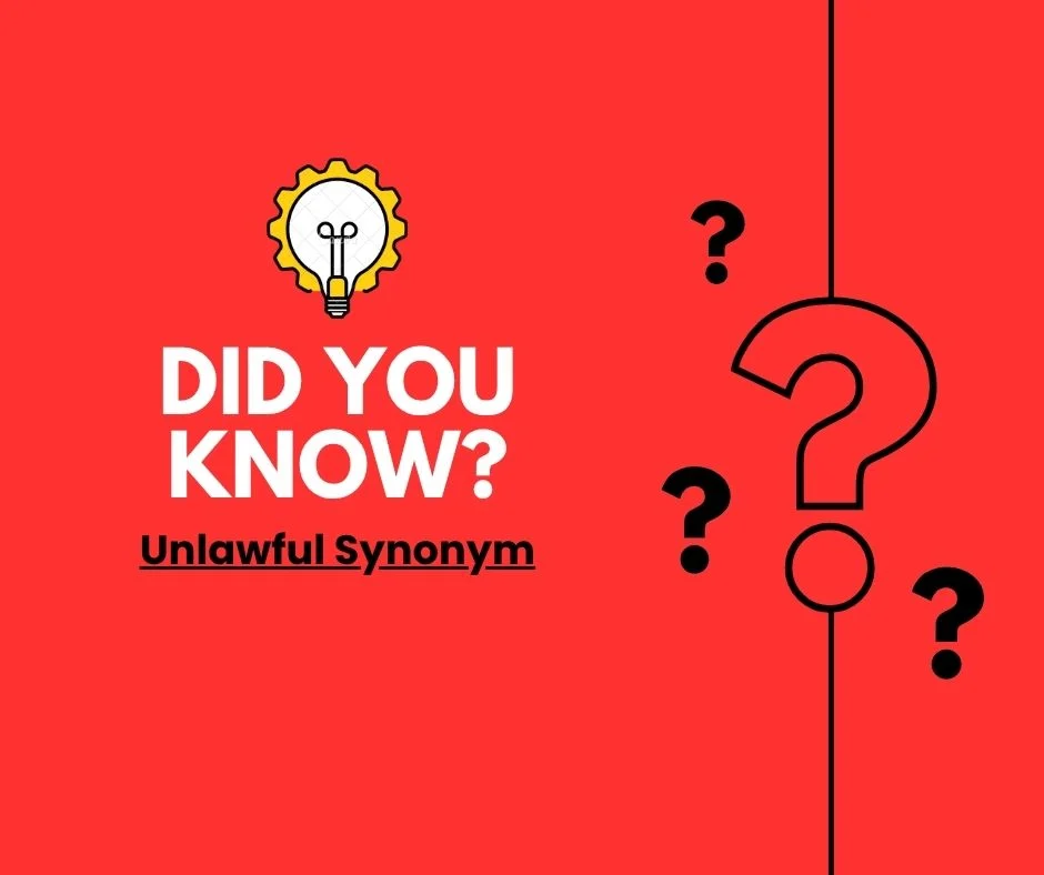 Unlawful Synonym