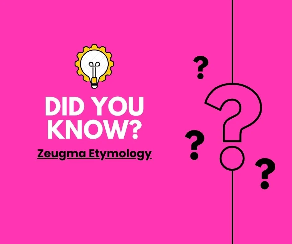 Zeugma Etymology
