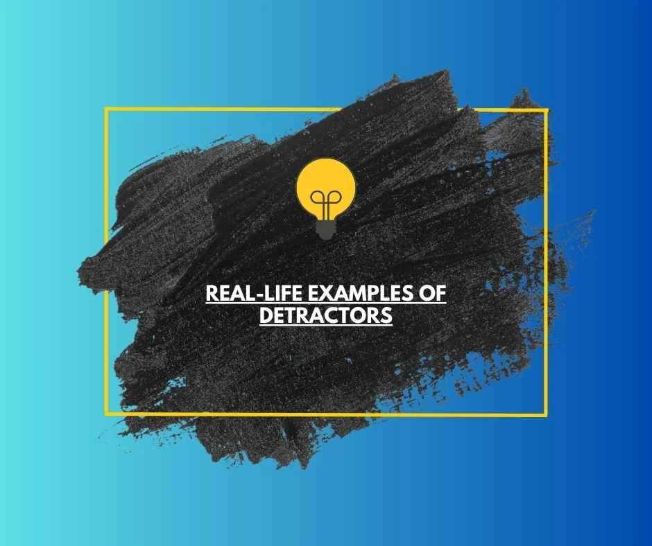 Real-Life Examples of Detractors