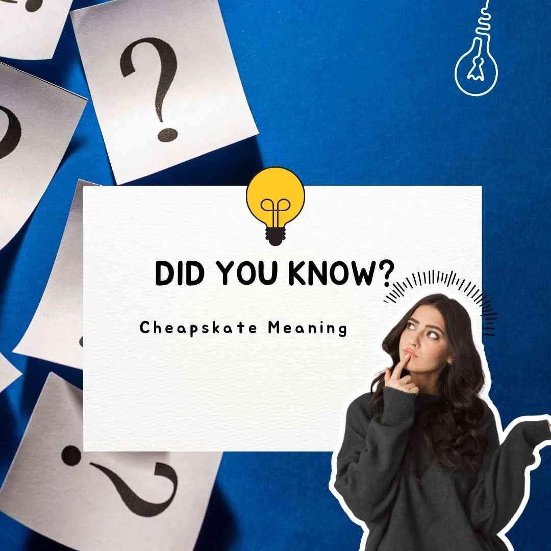 Cheapskate Meaning Explained