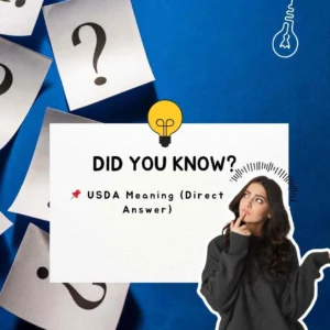 USDA Meaning